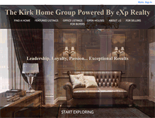 Tablet Screenshot of kirkhomegroup.com